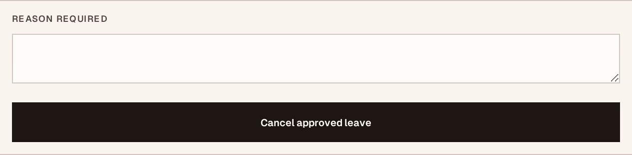 Screenshot: decision