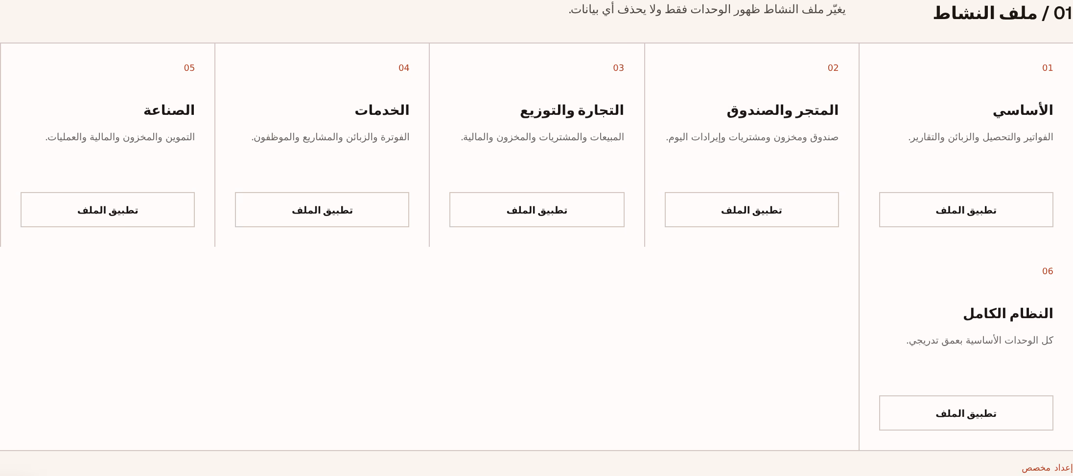 لقطة شاشة: profiles