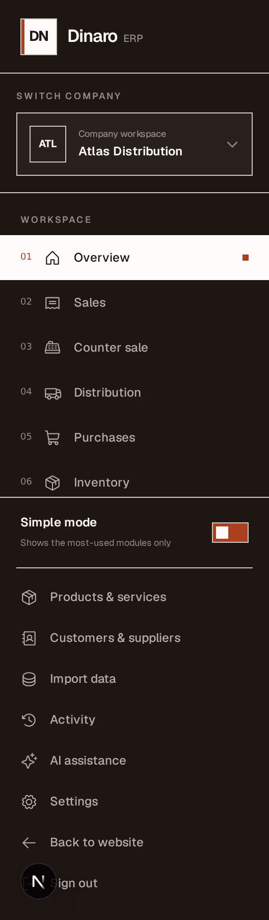 Screenshot: the-sidebar